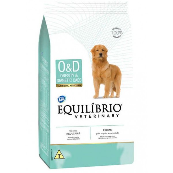 RAÇÃO EQUILÍBRIO VETERINARY CÃES OBESIDADE & DIABETE 2 KG