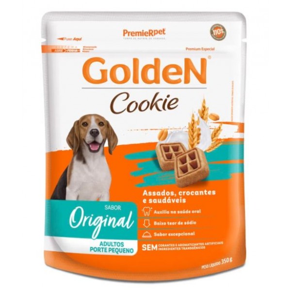 PETISCO GOLDEN COOKIE CÃES ADULTOS PEQUENOS 350G