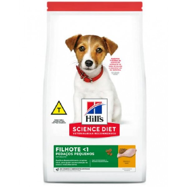 RAÇÃO HILL'S CÃES FILHOTES PEDAÇOS PEQUENOS