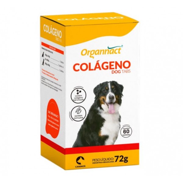 SUPLEMENTO COLÁGENO DOG TABS ORGANNACT 72G