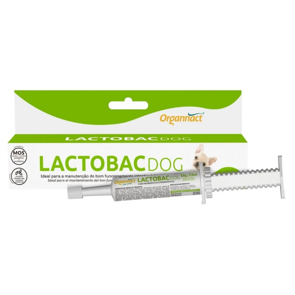 SUPLEMENTO VITAMÍNICO LACTOBAC DOG 16G/13ML