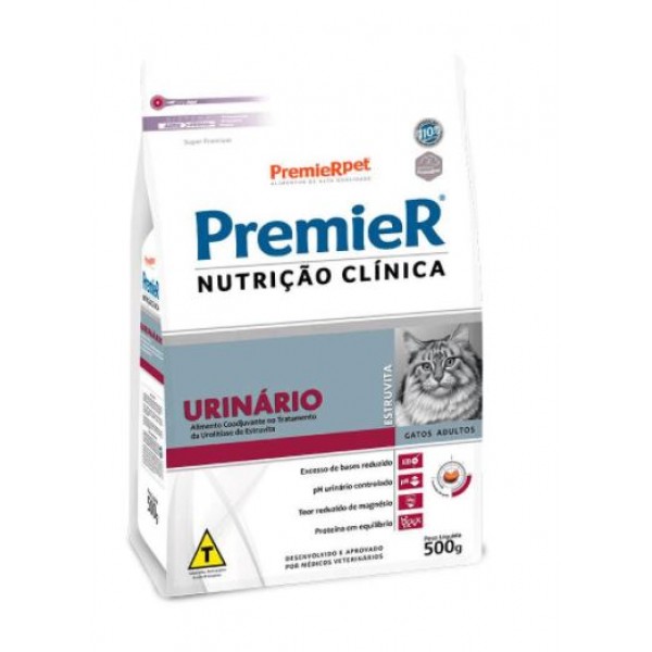 RAÇÃO PREMIER NUTRIÇÃO CLÍNICA GATOS ADULTOS URINÁRIO