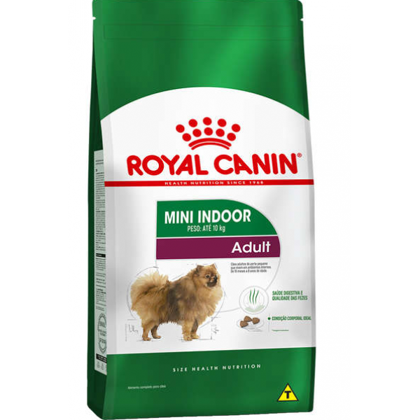 RAÇÃO ROYAL CANIN CÃES ADULTOS MINI INDOOR