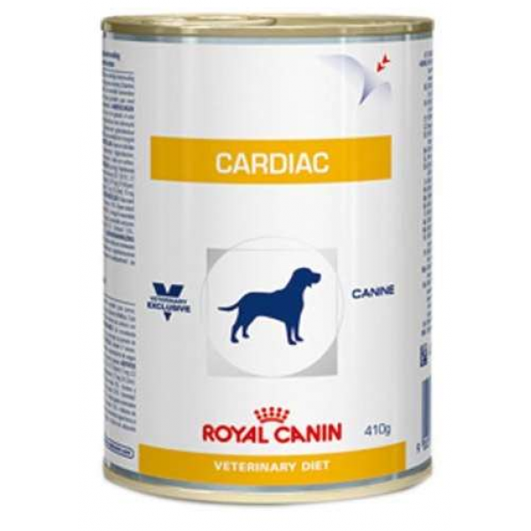 RAÇÃO ROYAL CANIN CÃES CARDIAC LATA WET 410G