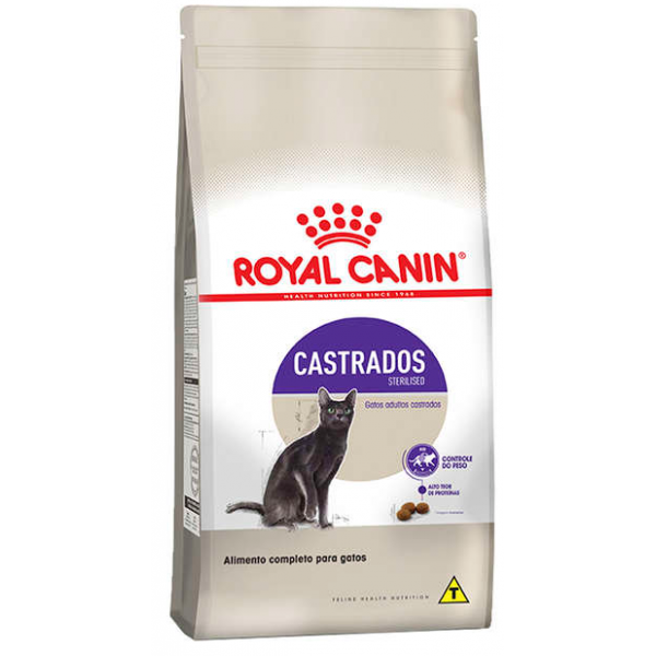 RAÇÃO ROYAL CANIN STERILISED GATOS ADULTOS CASTRADOS