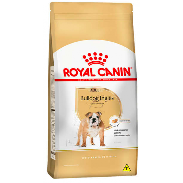 RAÇÃO ROYAL CANIN BULLDOG INGLÊS CÃES ADULTOS 12 KG