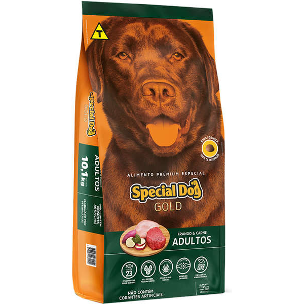 RAÇÃO SPECIAL DOG GOLD PREMIUM ESPECIAL PARA CÃES ADULTOS