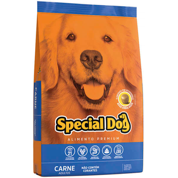 RAÇÃO SPECIAL DOG PREMIUM CARNE PARA CÃES ADULTOS