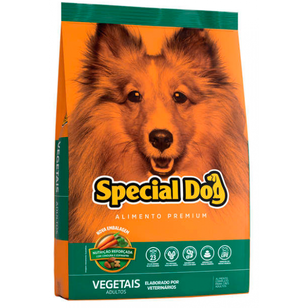 RAÇÃO SPECIAL DOG PREMIUM VEGETAIS PARA CÃES ADULTOS