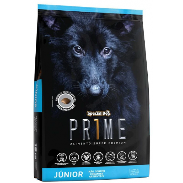 RAÇÃO SPECIAL DOG PRIME JÚNIOR PARA CÃES FILHOTES