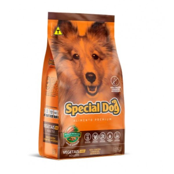 RAÇÃO SPECIAL DOG PARA CÃES ADULTOS VEGETAIS PRO