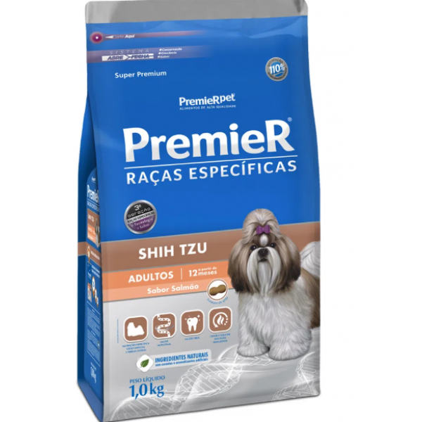 RAÇÃO PREMIER SHIH TZU ADULTO SABOR SALMÃO