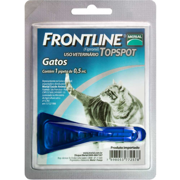 ANTIPULGAS E CARRAPATOS FRONTLINE TOPSPOT PARA GATOS